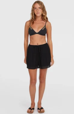 Femme O'Neill Pantalons & Shorts|Protection Anti-Uv-FemmesShort Essentials à broderie| Noire