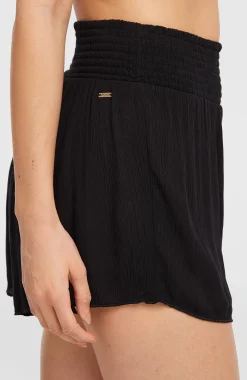Femme O'Neill Pantalons & Shorts|Protection Anti-Uv-FemmesShort Johnny Smocked Waist| Noire