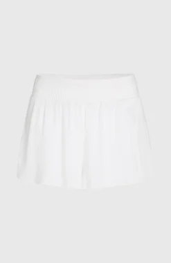 Femme O'Neill Pantalons & Shorts|Protection Anti-Uv-FemmesShort Johnny Smocked Waist| Blanc