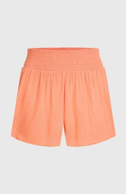 Femme O'Neill Pantalons & Shorts|Protection Anti-Uv-FemmesShort Johnny Smocked Waist| Orange