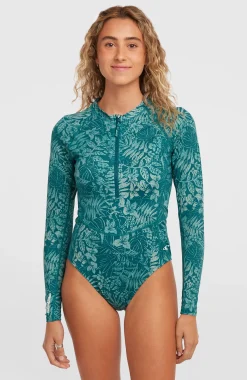 Femme O'Neill Sport|Maillot Une Pièce-FemmesSurfsuit à manches longues | Vert