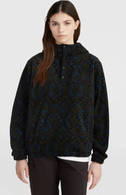 Femme O'Neill Polaires|Polaires & Sous-Couches-FemmesSweat à capuche demi-zip Superfleece| Noire
