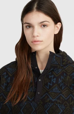 Femme O'Neill Polaires|Polaires & Sous-Couches-FemmesSweat à capuche demi-zip Superfleece| Noire