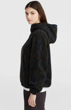 Femme O'Neill Polaires|Polaires & Sous-Couches-FemmesSweat à capuche demi-zip Superfleece| Noire