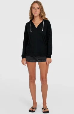Femme O'Neill T-Shirts Et Tops|Protection Anti-Uv-FemmesSweat à capuche et à manches longues Essentials| Noire