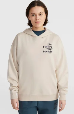 Femme O'Neill Sweats & Pulls|Protection Anti-Uv-FemmesSweat à capuche Future Surf Society| Beige
