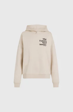 Femme O'Neill Sweats & Pulls|Protection Anti-Uv-FemmesSweat à capuche Future Surf Society| Beige
