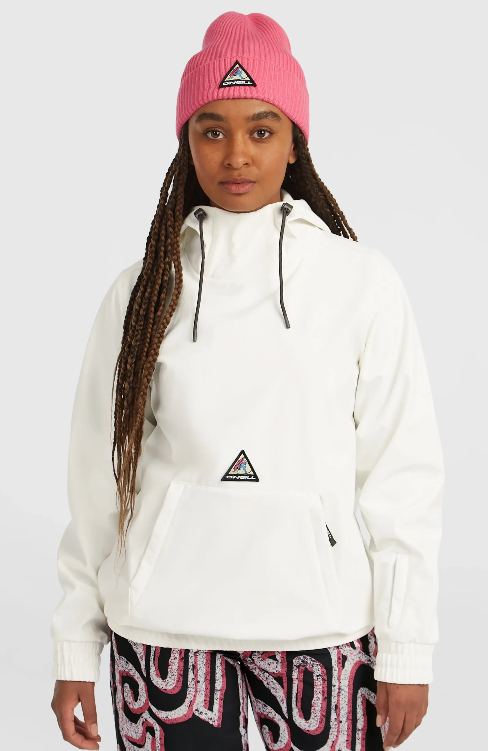 Femme O'Neill Vestes De Ski|Vestes De Snowboard-FemmesSweat à capuche Softshell FWC'Play| Blanc