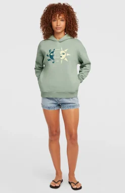 Femme O'Neill Sweats & Pulls|Protection Anti-Uv-FemmesSweat à capuche Summer Must-Have| Vert