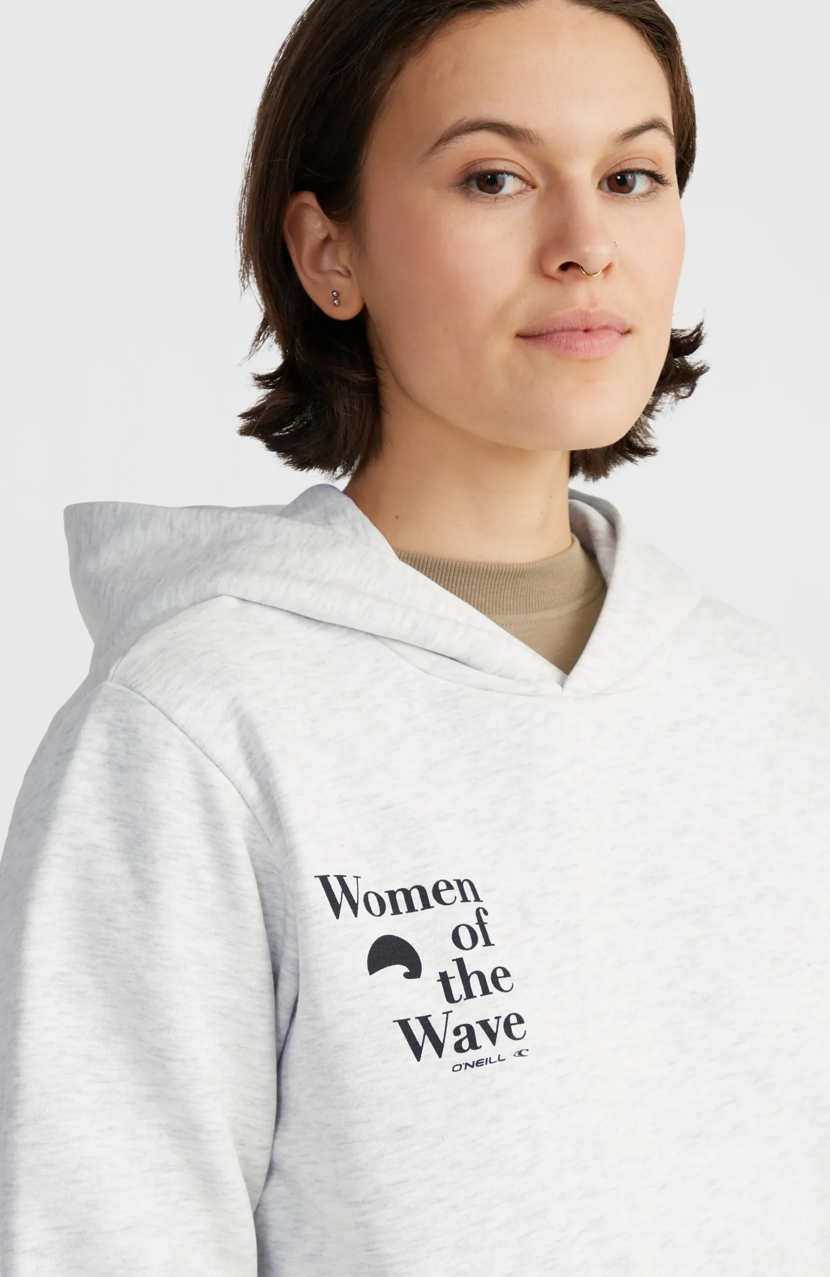 Femme O'Neill Sweats & Pulls|Protection Anti-Uv-FemmesSweat à capuche Women of the Wave| Blanc