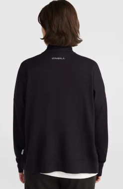 Femme O'Neill Sweats & Pulls|Protection Anti-Uv-FemmesSweatshirt à col demi-zip| Noire