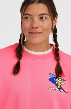 Femme O'Neill Sweats & Pulls|Protection Anti-Uv-FemmesSweatshirt à col rond FWC'Play| Rose