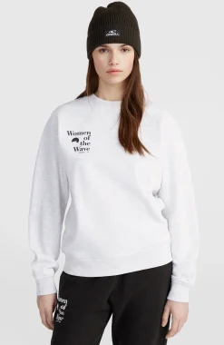 Femme O'Neill Sweats & Pulls|Protection Anti-Uv-FemmesSweatshirt à col rond Women of the Wave| Blanc