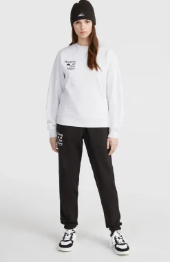 Femme O'Neill Sweats & Pulls|Protection Anti-Uv-FemmesSweatshirt à col rond Women of the Wave| Blanc