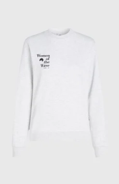 Femme O'Neill Sweats & Pulls|Protection Anti-Uv-FemmesSweatshirt à col rond Women of the Wave| Blanc