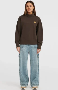Femme O'Neill Sweats & Pulls|Protection Anti-Uv-FemmesSweatshirt à col rond et haut O'Riginals| Brun
