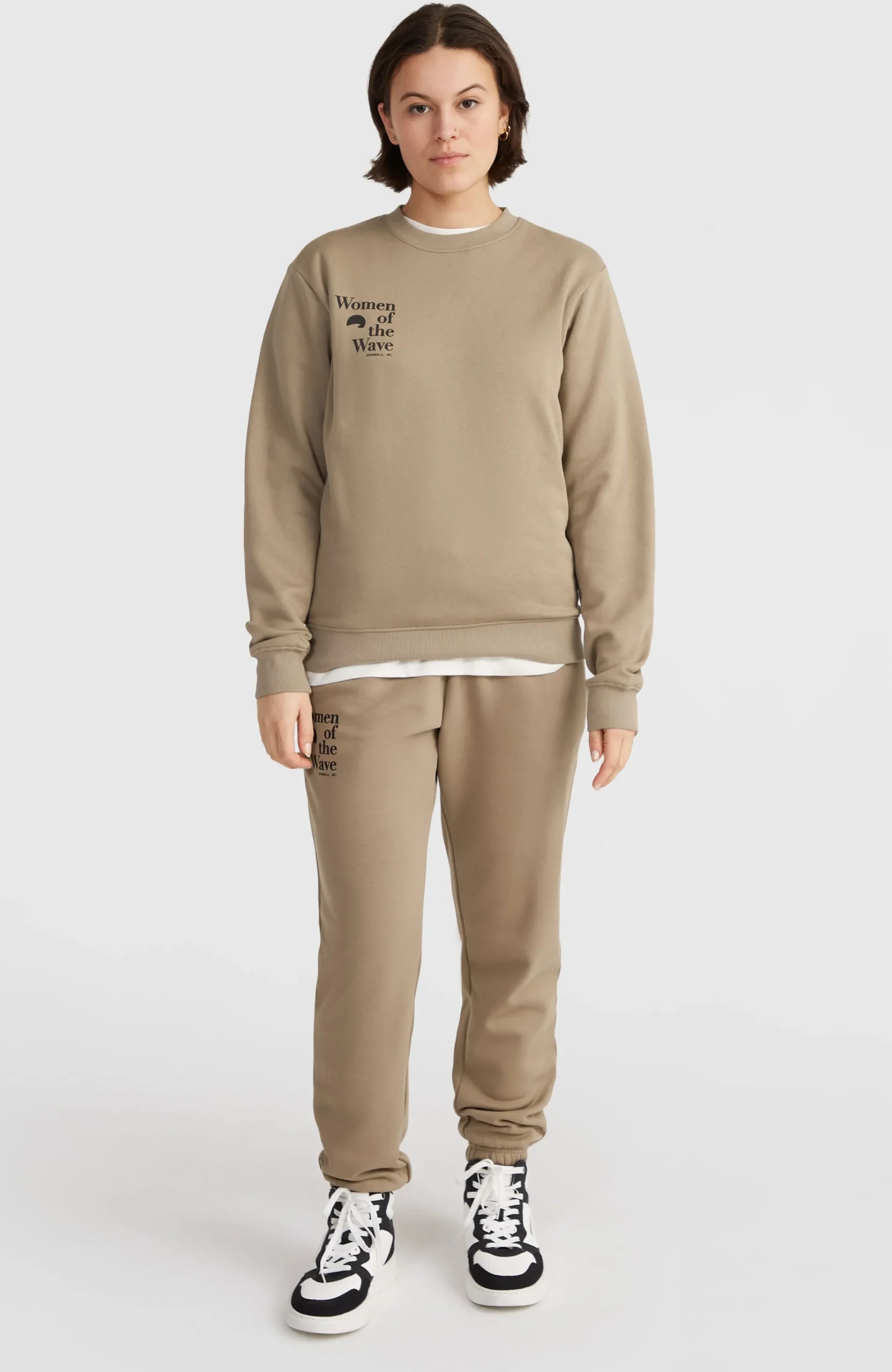 Femme O'Neill Sweats & Pulls|Protection Anti-Uv-FemmesSweatshirt à col rond Women of the Wave| Brun