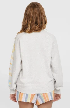 Femme O'Neill Sweats & Pulls|Protection Anti-Uv-FemmesSweatshirt Beach Vintage Crew| Blanc