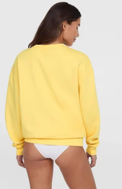 Femme O'Neill Sweats & Pulls|Protection Anti-Uv-FemmesSweatshirt Future Surf Crew| Jaune