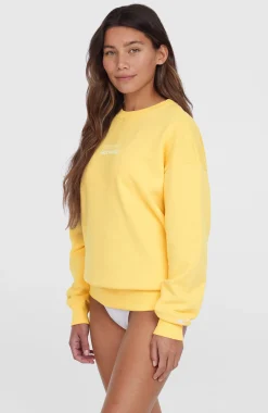 Femme O'Neill Sweats & Pulls|Protection Anti-Uv-FemmesSweatshirt Future Surf Crew| Jaune
