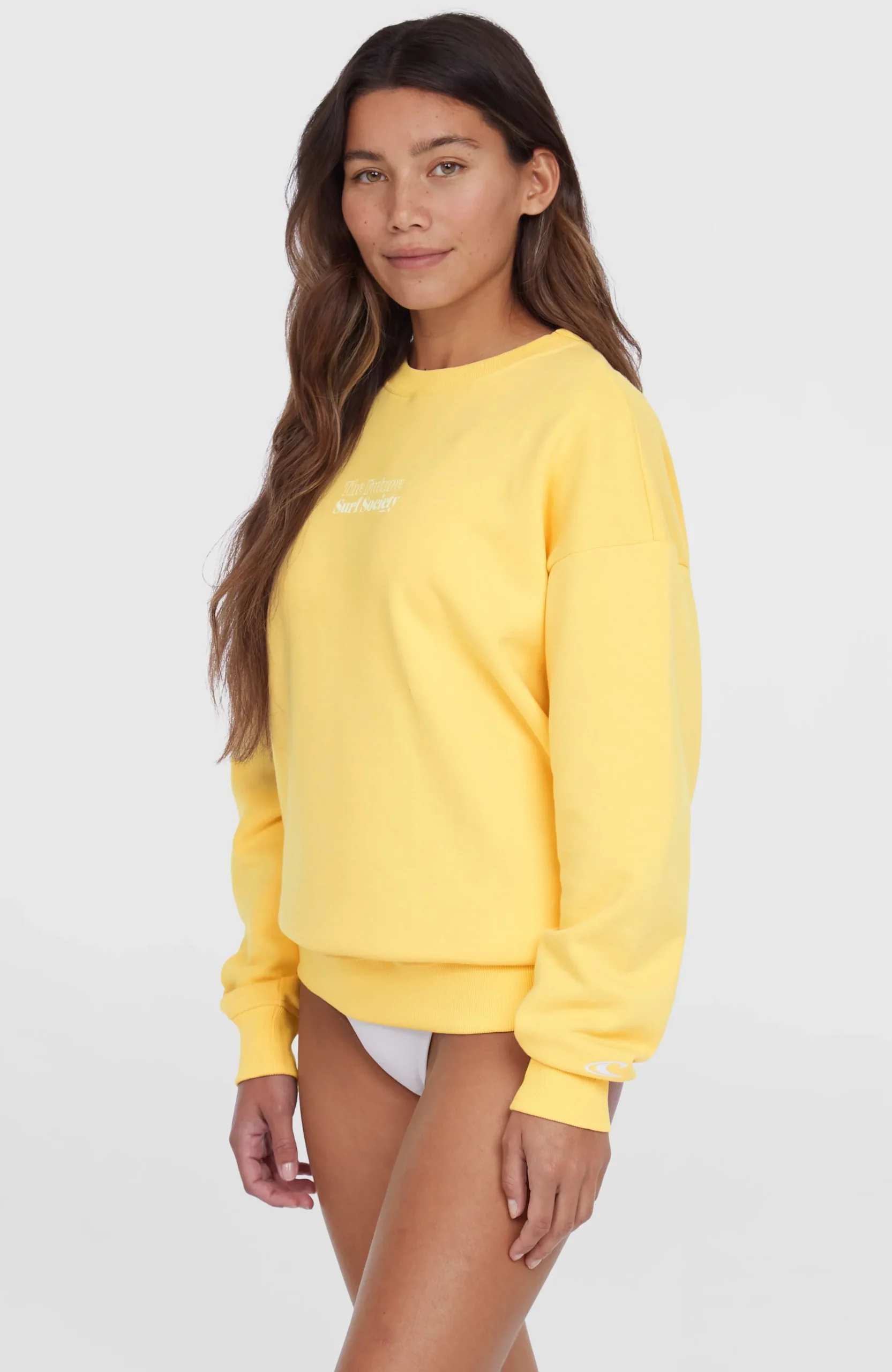 Femme O'Neill Sweats & Pulls|Protection Anti-Uv-FemmesSweatshirt Future Surf Crew| Jaune