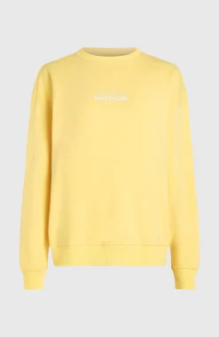 Femme O'Neill Sweats & Pulls|Protection Anti-Uv-FemmesSweatshirt Future Surf Crew| Jaune