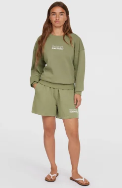Femme O'Neill Sweats & Pulls|Protection Anti-Uv-FemmesSweatshirt Future Surf Crew| Vert