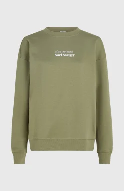 Femme O'Neill Sweats & Pulls|Protection Anti-Uv-FemmesSweatshirt Future Surf Crew| Vert