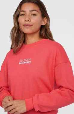 Femme O'Neill Sweats & Pulls|Protection Anti-Uv-FemmesSweatshirt Future Surf Crew| Rose