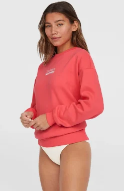 Femme O'Neill Sweats & Pulls|Protection Anti-Uv-FemmesSweatshirt Future Surf Crew| Rose