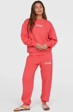 Femme O'Neill Sweats & Pulls|Protection Anti-Uv-FemmesSweatshirt Future Surf Crew| Rose