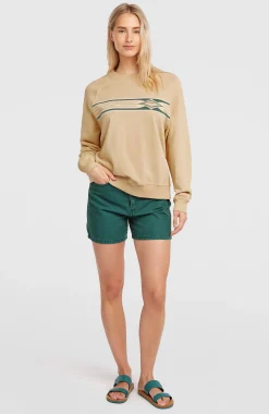 Femme O'Neill Sweats & Pulls|Protection Anti-Uv-FemmesSweatshirt O'Riginals Crewneck| Beige