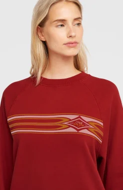 Femme O'Neill Sweats & Pulls|Protection Anti-Uv-FemmesSweatshirt O'Riginals Crewneck| Rouge