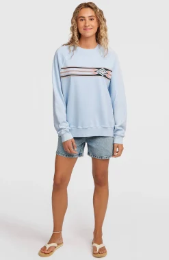 Femme O'Neill Sweats & Pulls|Protection Anti-Uv-FemmesSweatshirt O'Riginals Crewneck| Bleu
