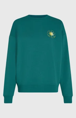 Femme O'Neill Sweats & Pulls|Protection Anti-Uv-FemmesSweatshirt Summer Must-Have Crewneck| Vert