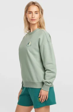 Femme O'Neill Sweats & Pulls|Protection Anti-Uv-FemmesSweatshirt Summer Must-Have Crewneck| Vert