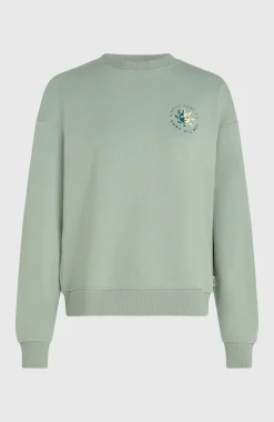 Femme O'Neill Sweats & Pulls|Protection Anti-Uv-FemmesSweatshirt Summer Must-Have Crewneck| Vert