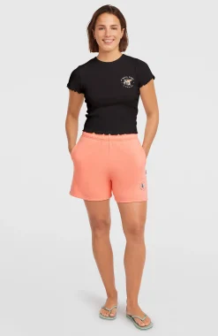 Femme O'Neill Pantalons & Shorts|Protection Anti-Uv-FemmesSweatshort Summer Musthave| Orange