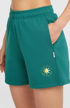 Femme O'Neill Pantalons & Shorts|Protection Anti-Uv-FemmesSweatshort Summer Musthave| Vert
