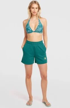 Femme O'Neill Pantalons & Shorts|Protection Anti-Uv-FemmesSweatshort Summer Musthave| Vert