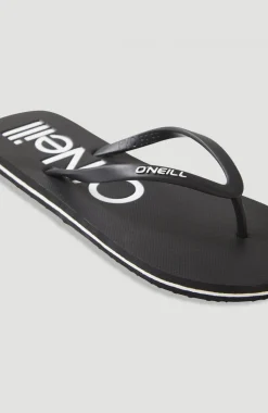 Femme O'Neill Tongs Et Chaussures|Tongs Et Chaussures-FemmesTongs à logo Profile| Noire