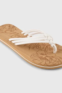 Femme O'Neill Tongs Et Chaussures|Tongs Et Chaussures-FemmesTongs Ditsy| Blanc