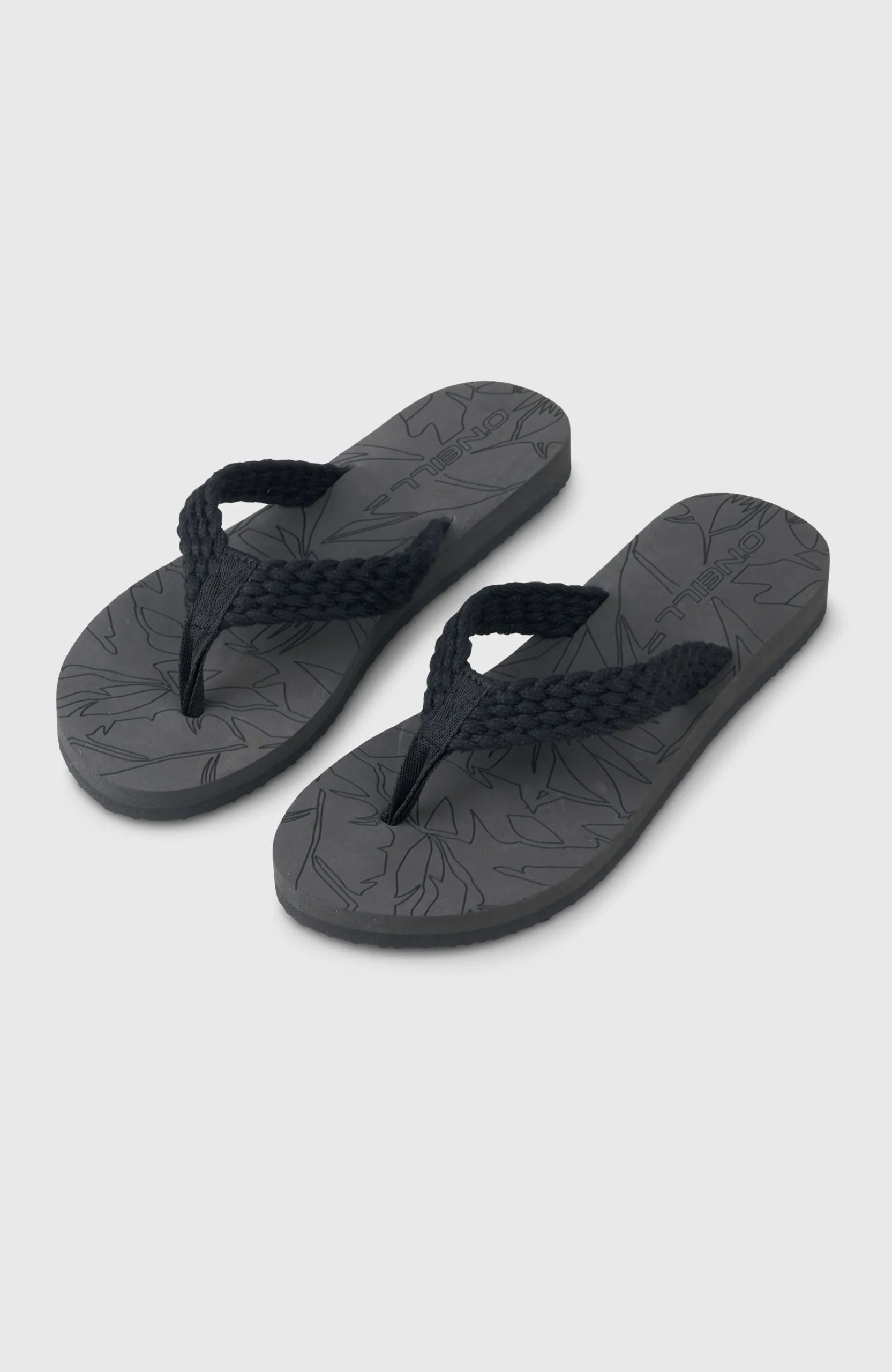 Femme O'Neill Tongs Et Chaussures|Tongs Et Chaussures-FemmesTongs fleuries | Noire