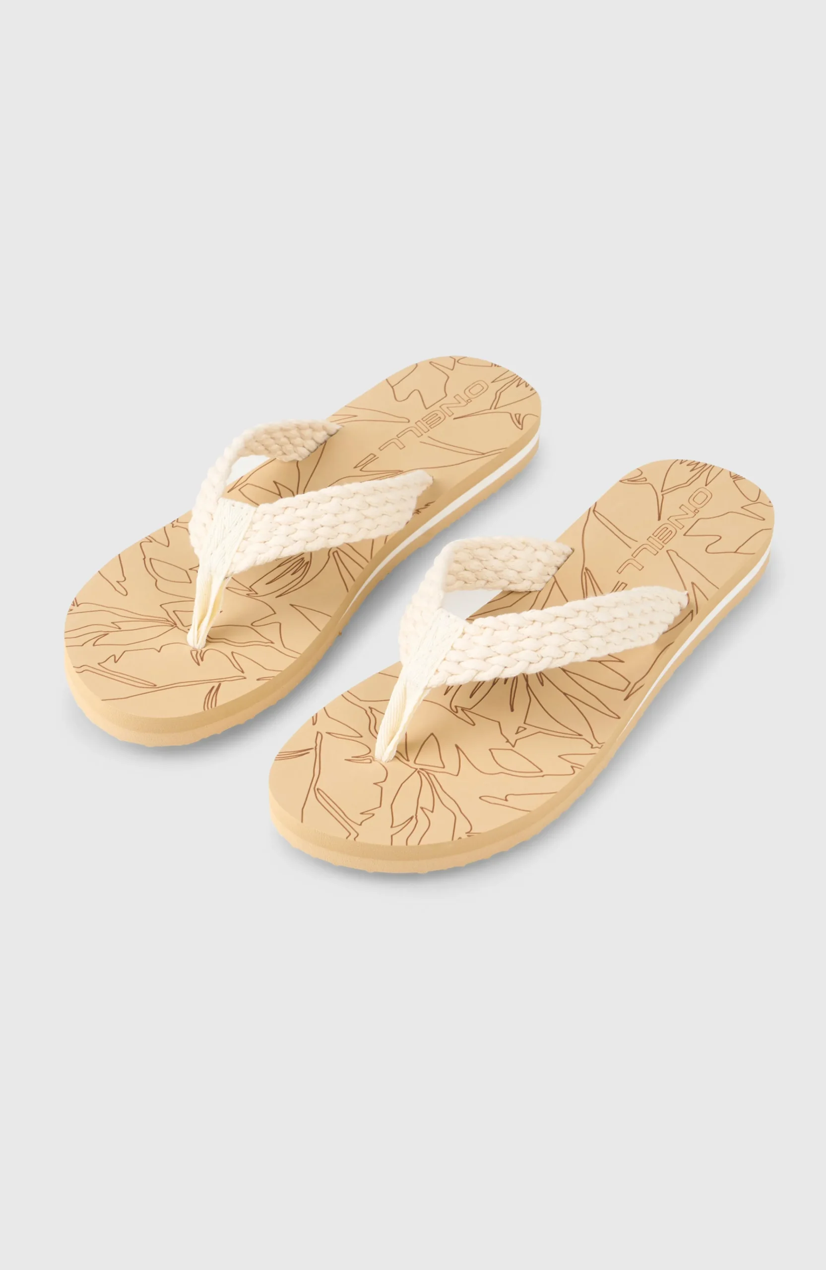 Femme O'Neill Tongs Et Chaussures|Tongs Et Chaussures-FemmesTongs fleuries | Blanc