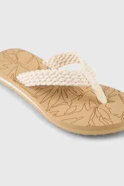 Femme O'Neill Tongs Et Chaussures|Tongs Et Chaussures-FemmesTongs fleuries | Blanc