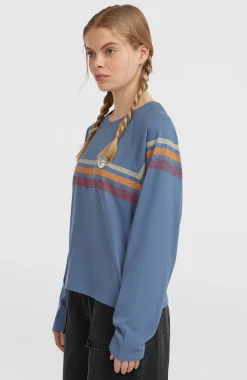Femme O'Neill T-Shirts Et Tops|Protection Anti-Uv-FemmesT-shirt à manches longues O'Riginals| Bleu