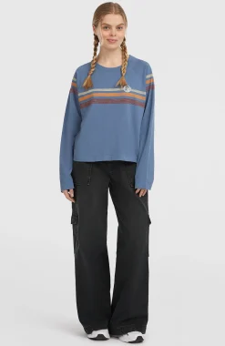 Femme O'Neill T-Shirts Et Tops|Protection Anti-Uv-FemmesT-shirt à manches longues O'Riginals| Bleu