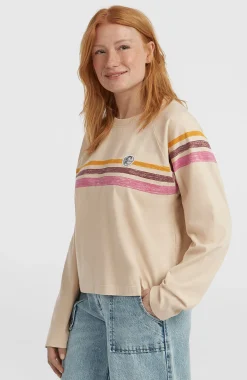 Femme O'Neill T-Shirts Et Tops|Protection Anti-Uv-FemmesT-shirt à manches longues O'Riginals| Beige