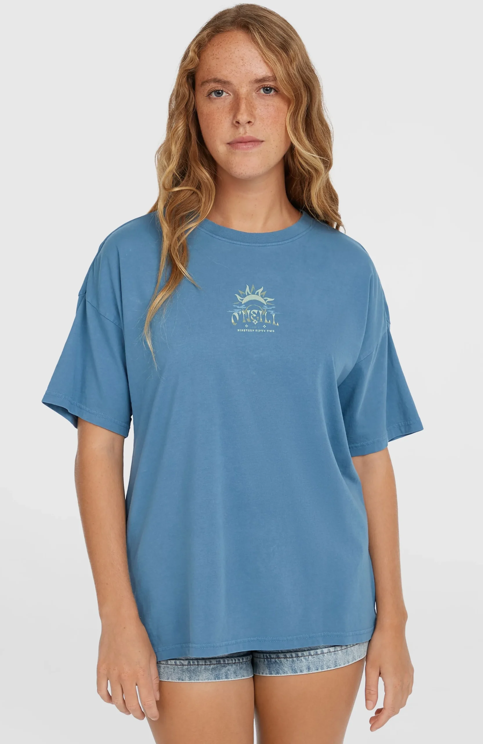 Femme O'Neill T-Shirts Et Tops|Protection Anti-Uv-FemmesT-shirt Beach Vintage| Bleu