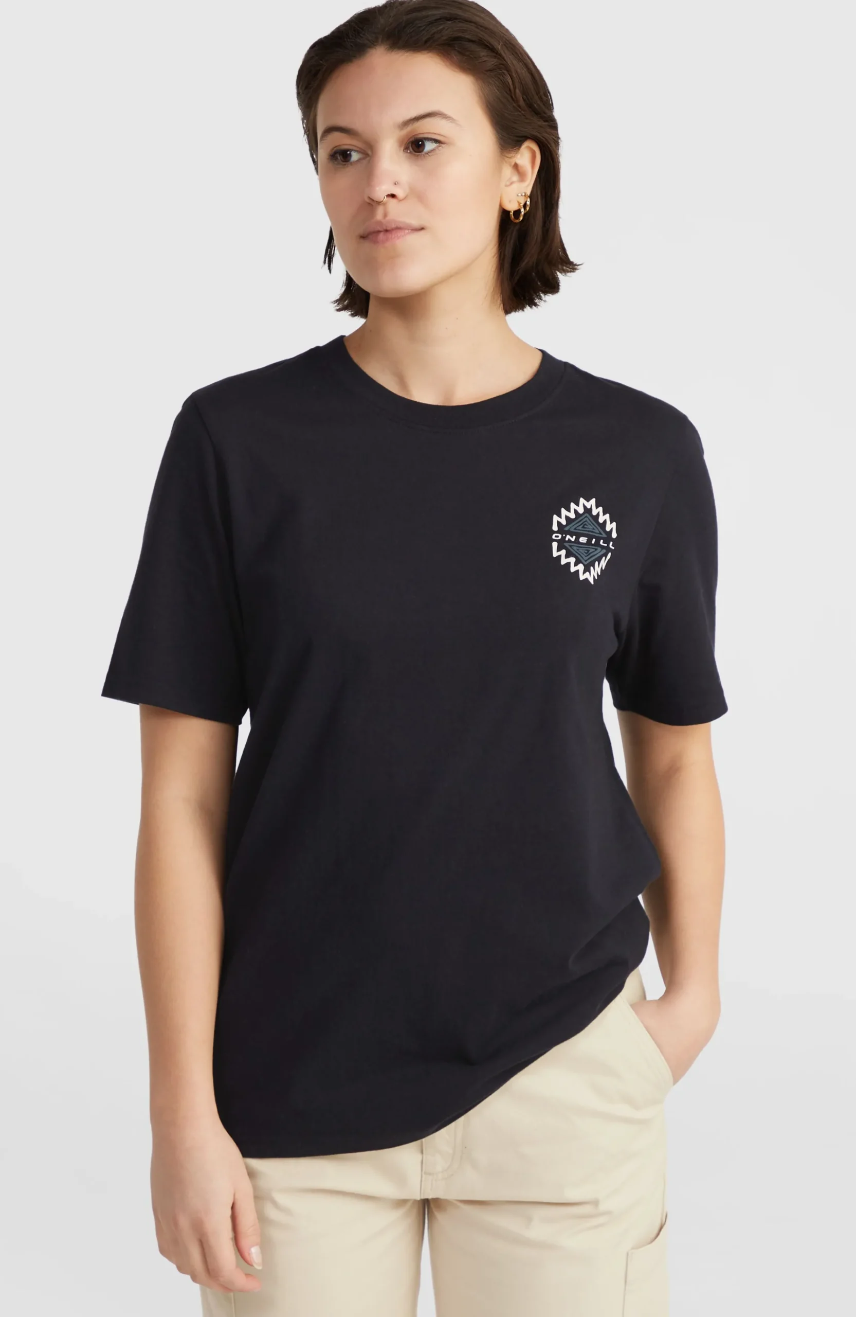 Femme O'Neill T-Shirts Et Tops|Protection Anti-Uv-FemmesT-shirt Chest Graphic| Noire